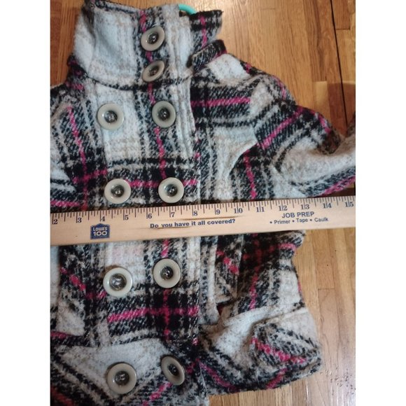 DX-Girls vintage wool blend jacket coat large button size m5-6 - Picture 11 of 15